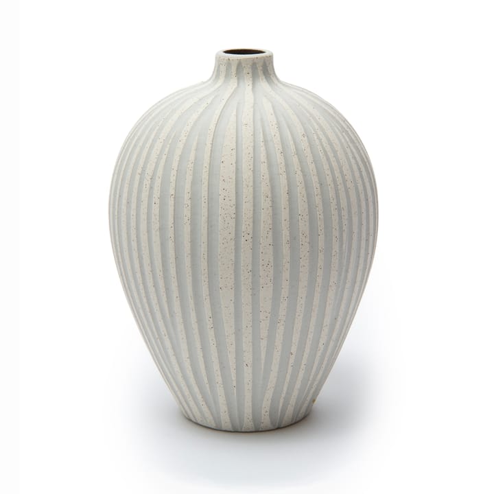 Ebba vas medium - Sand white stone stripe - Lindform